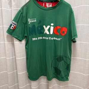 Mexico World Cup Brasil 2014 T-Shirt - Green XLarge